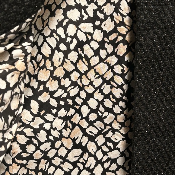 Alfred Dunner Black Over Coat w/Matelic Threading  , Size 16 - Picture 3 of 10